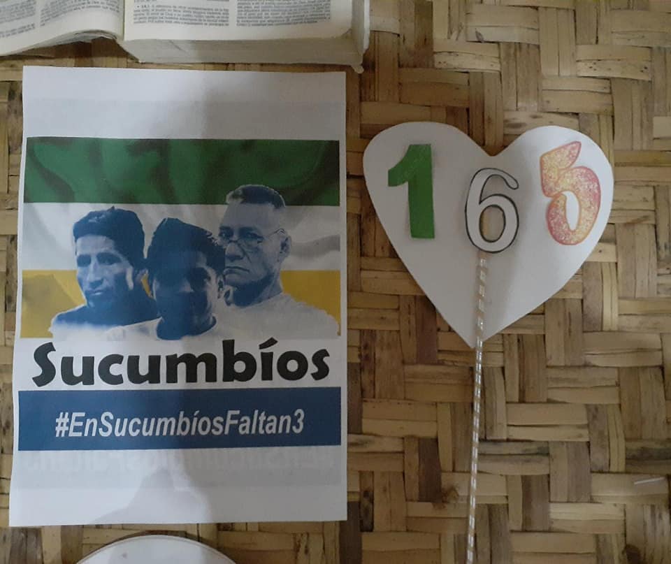 Protesta en Sucumbíos