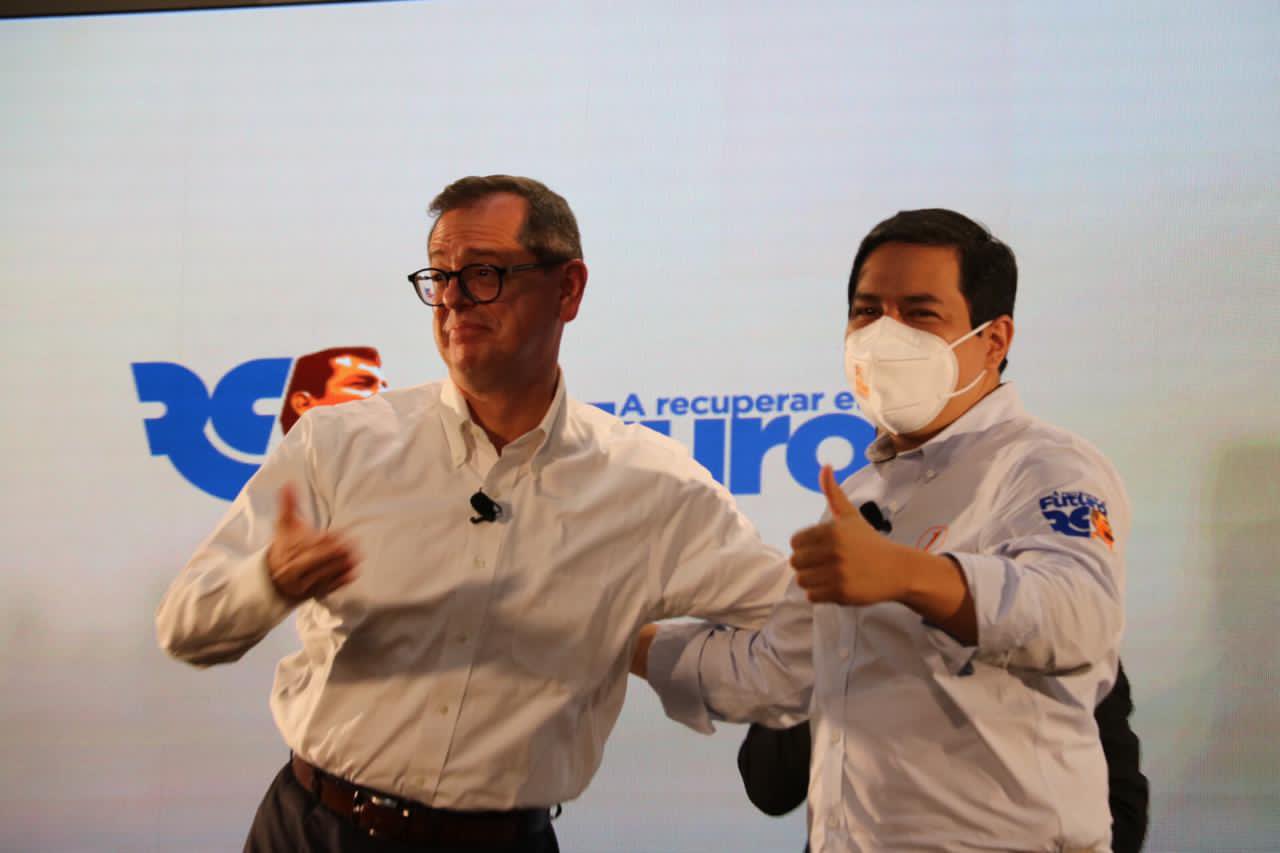 Andrés Arauz y Carlos Rabascall