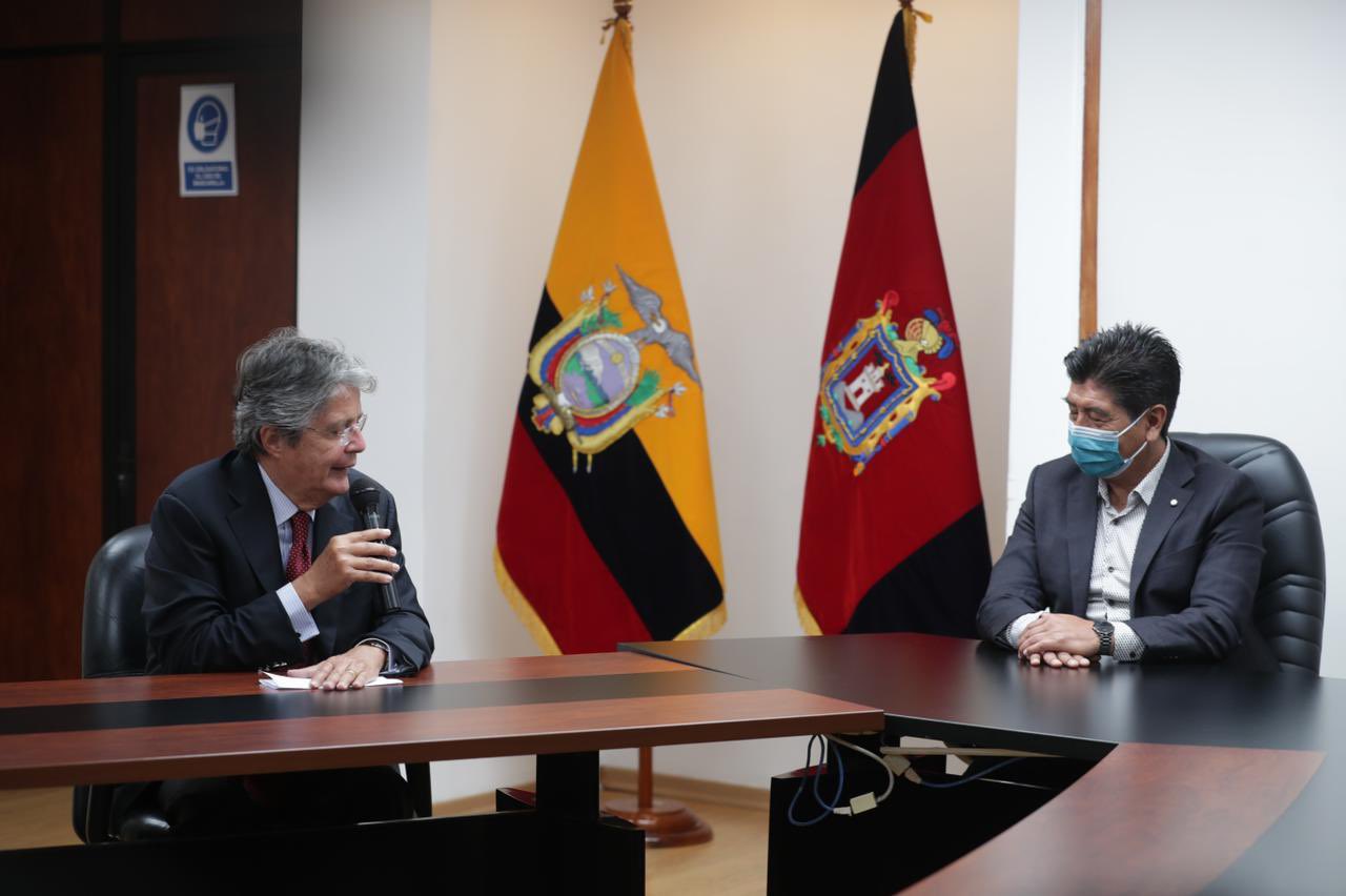 Guillermo Lasso y Jorge Yunda