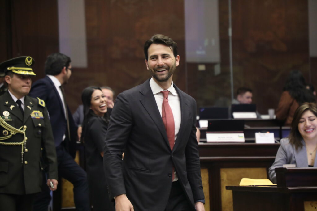 El presidente de la Asamblea, Niels Olsen.