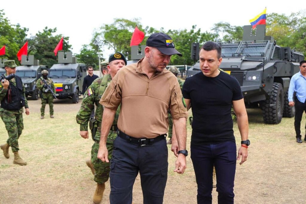 Gean Carlo Loffredo y Daniel Noboa