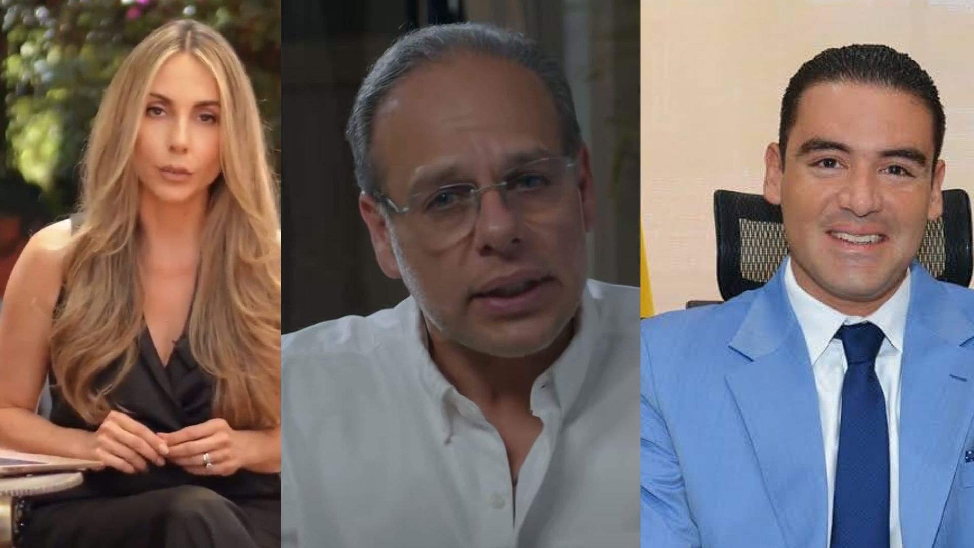 Gisela Bayona, Andrés Roche y Juan José Yúnez.